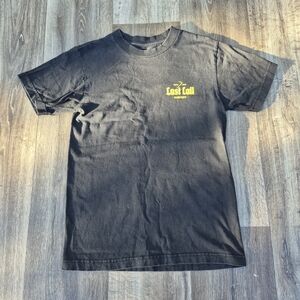 Black Short Sleeve Tee Skull Last Call CO. 100% Cotton Women's Size S